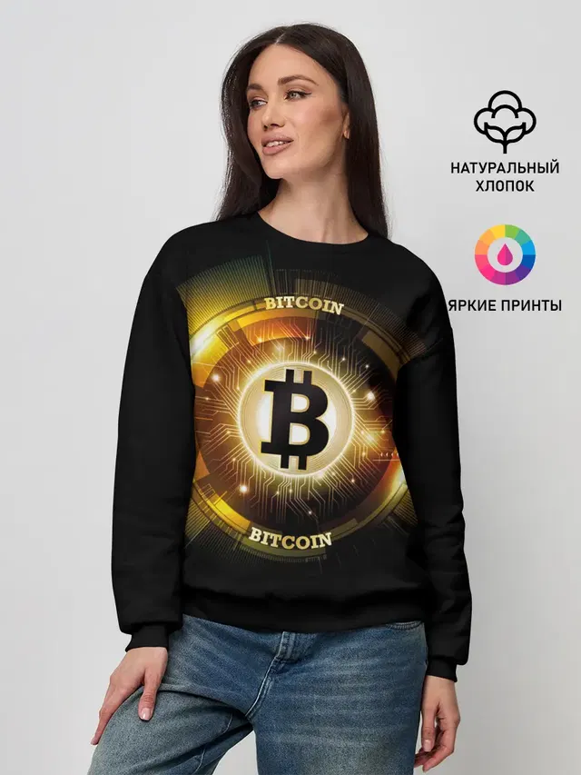 Золотой биткоин