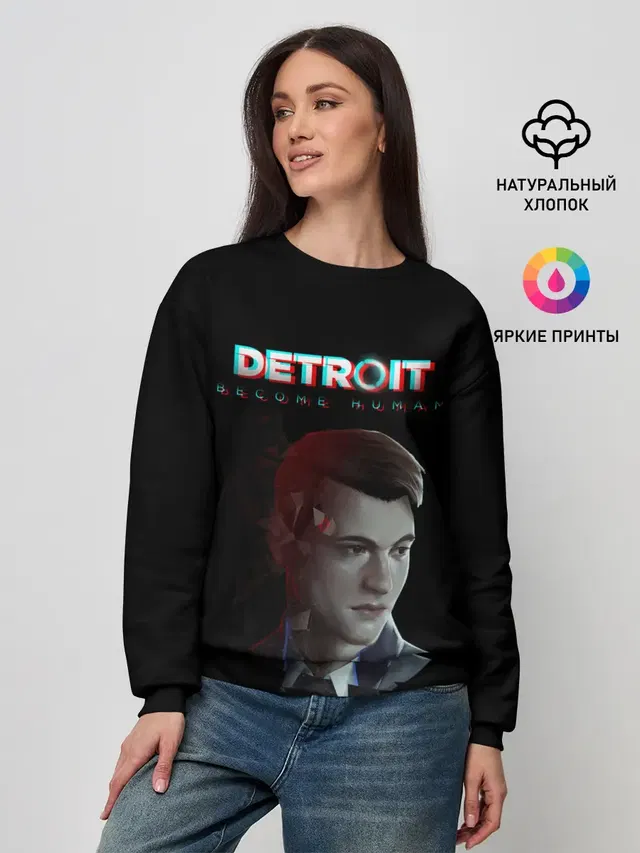 Женский свитшот с принтом «Connor»