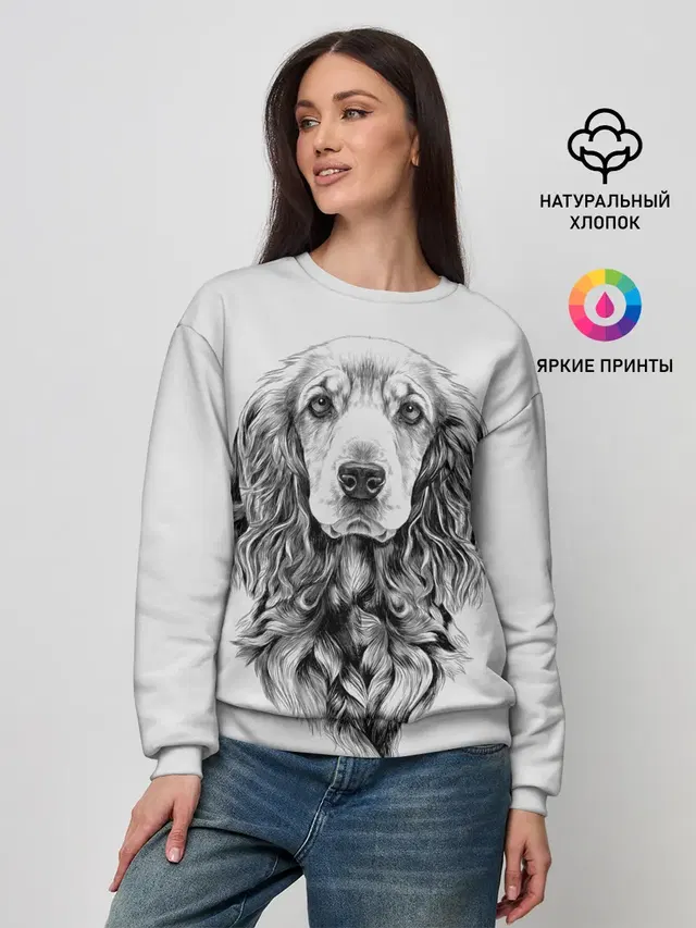 Женский свитшот
