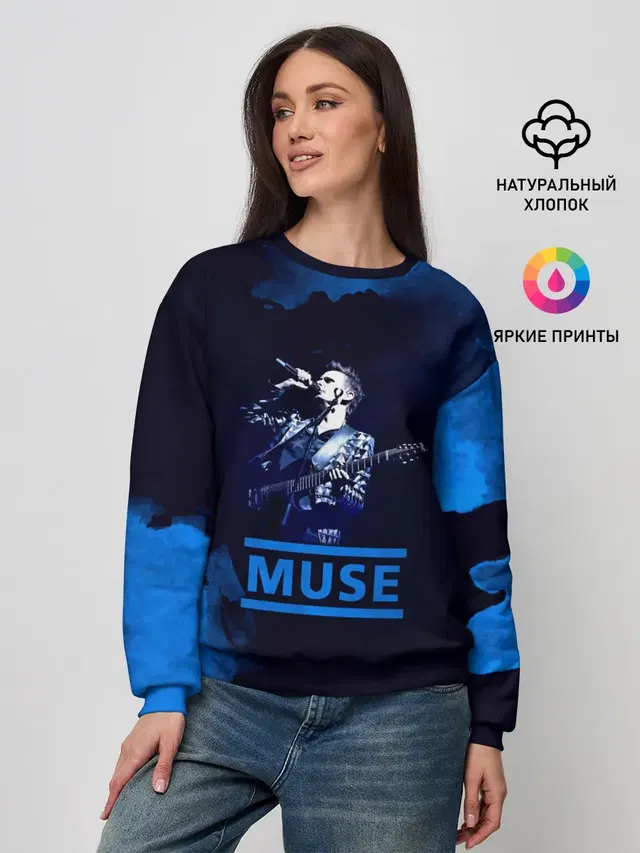 Женский свитшот с принтом «Muse»