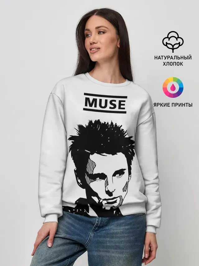 Женский свитшот с принтом «Muse»