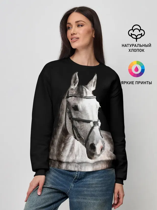Серный в яблоках конь