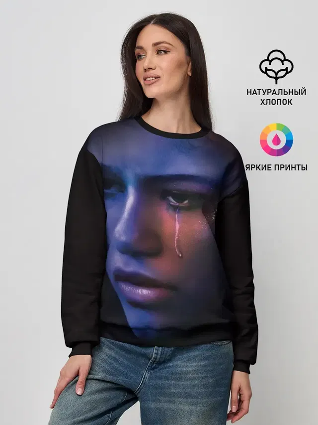 Женский свитшот с принтом «Эйфория — сериал Euphoria»