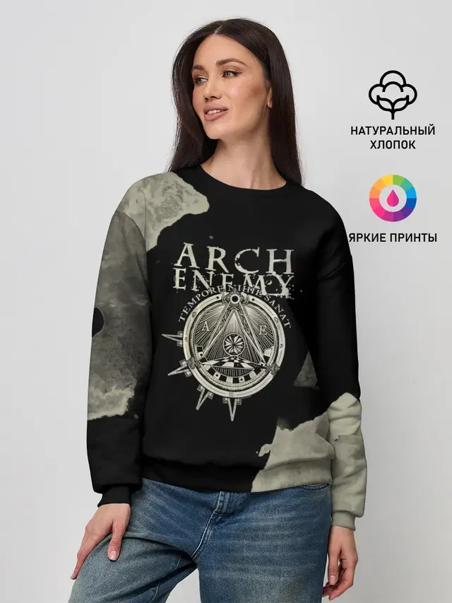 Женский свитшот с принтом «Arch Enemy»