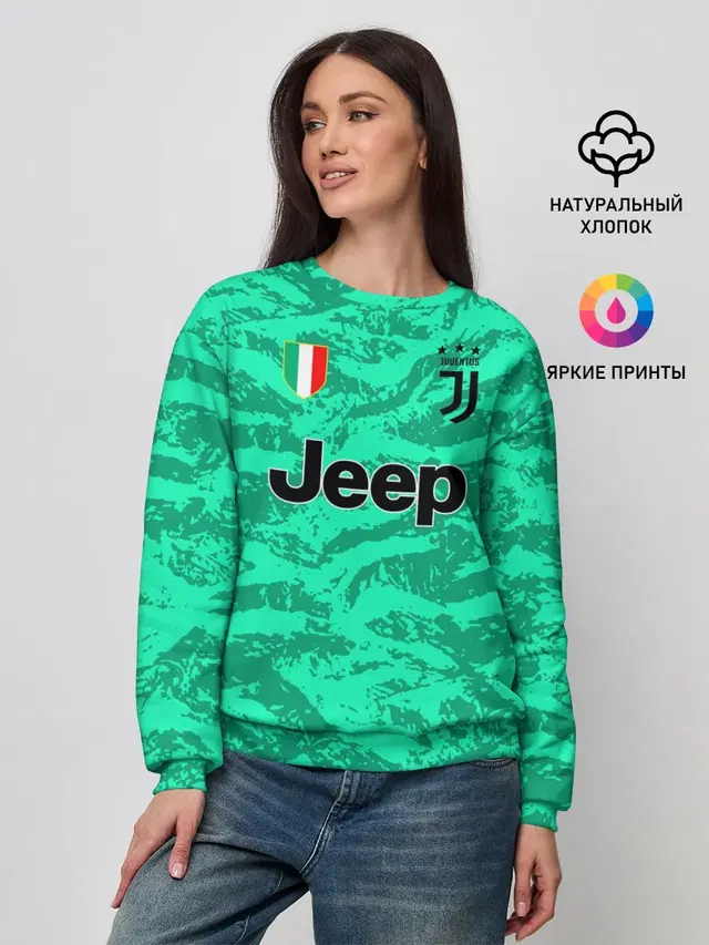 Женский свитшот с принтом «Ювентус — Buffon home 19-20»