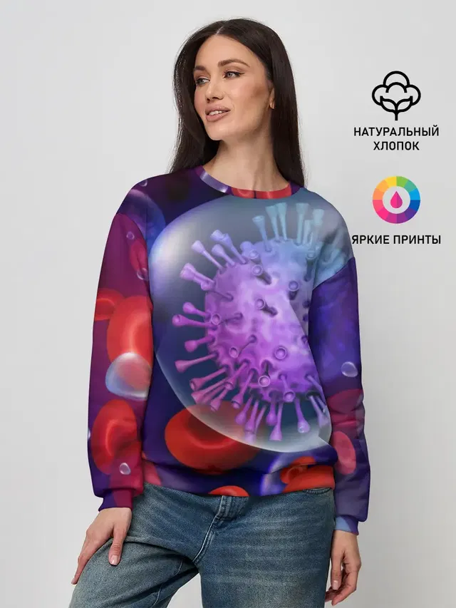 Женский свитшот