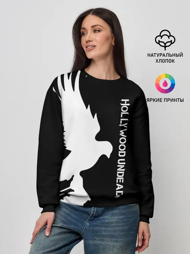 Женский свитшот с принтом «Dove»