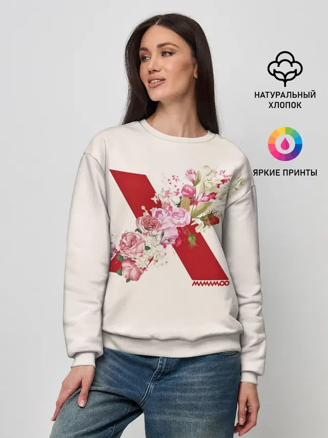 Женский свитшот с принтом «Mamamoo»