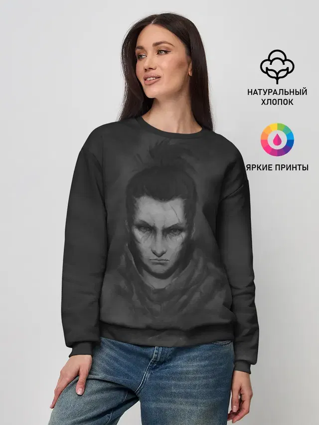 Женский свитшот с принтом «Sekiro shadow die twice — Sekiro Art»