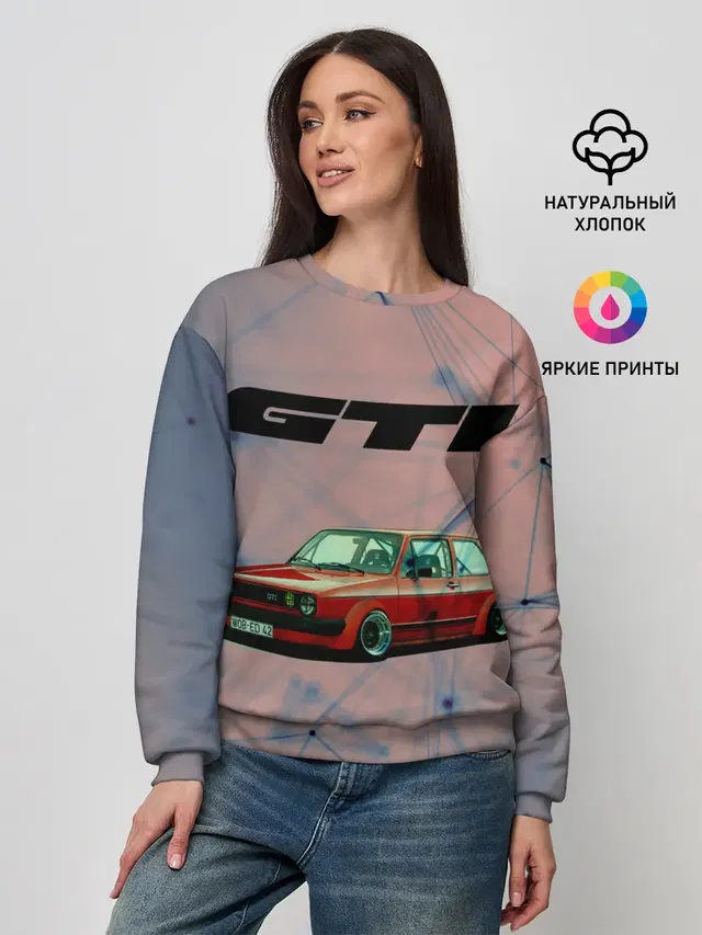 Женский свитшот с принтом «Volkswagen»