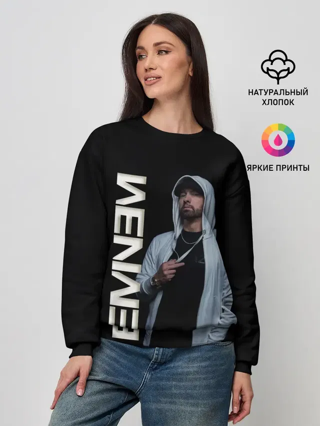 Женский свитшот с принтом «Eminem»