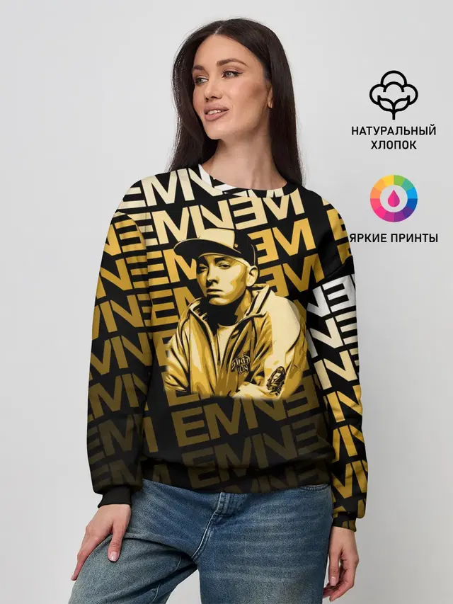 Женский свитшот с принтом «Eminem»