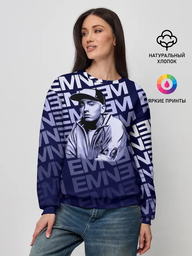 Женский свитшот с принтом «Eminem»