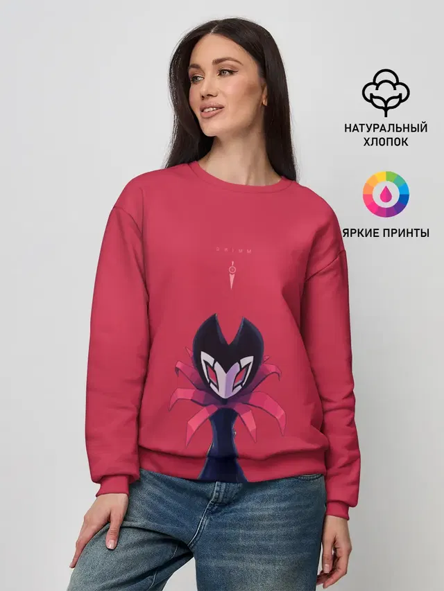 Женский свитшот с принтом «Hollow Knight»