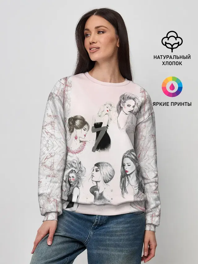 Женский свитшот