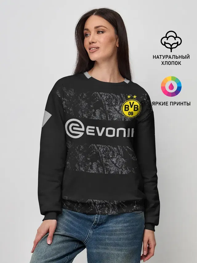 Женский свитшот с принтом «Borussia — Reus away 19-20»