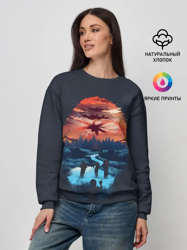 Женский свитшот