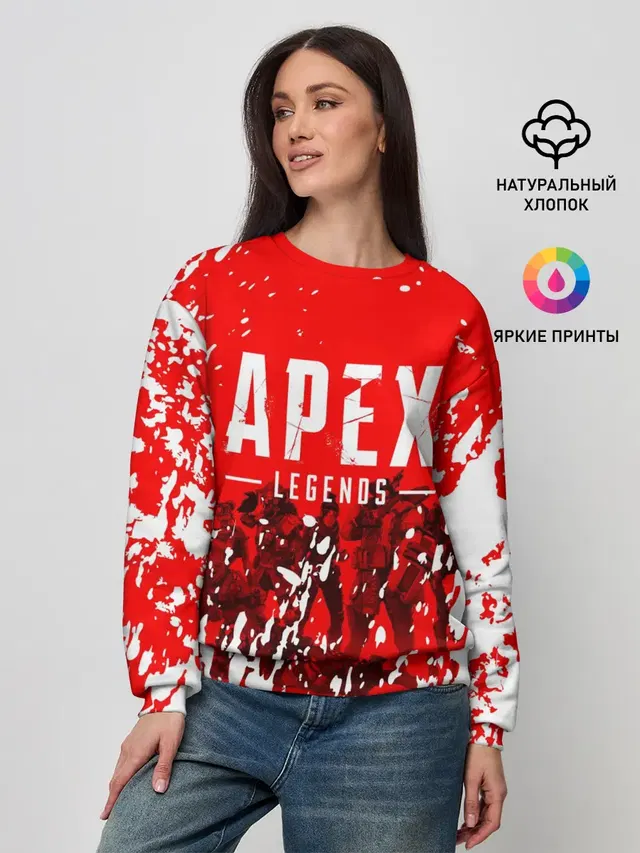 Женский свитшот с принтом «Apex Legends»