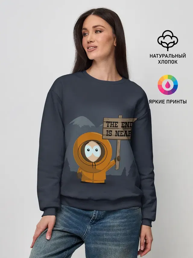 Женский свитшот с принтом «Kenny»