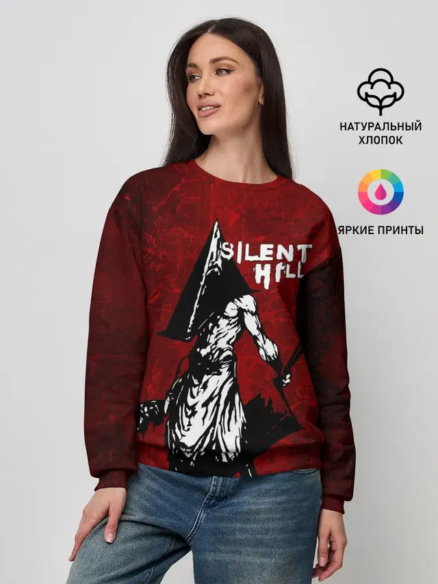 Женский свитшот с принтом «Разные игры — SILENT HILL»