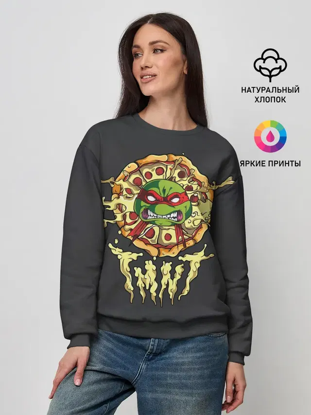 Женский свитшот с принтом «TMNT»
