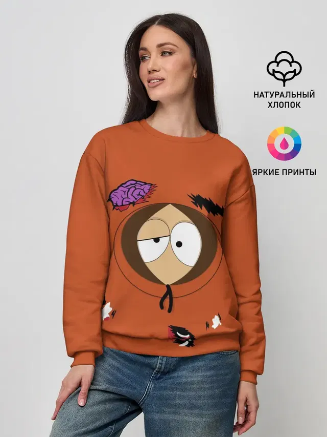 Женский свитшот с принтом «South Park. Dead Kenny»