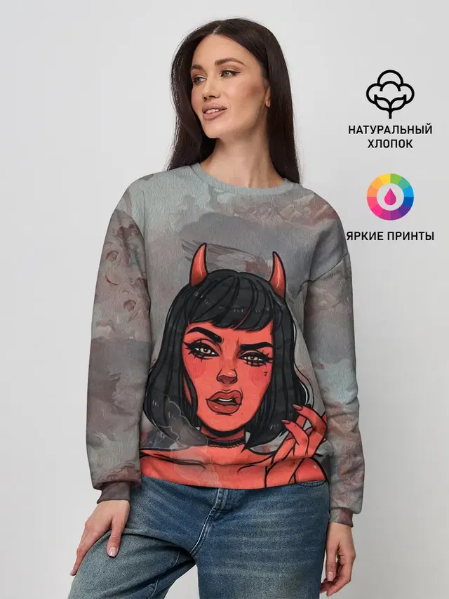 Женский свитшот