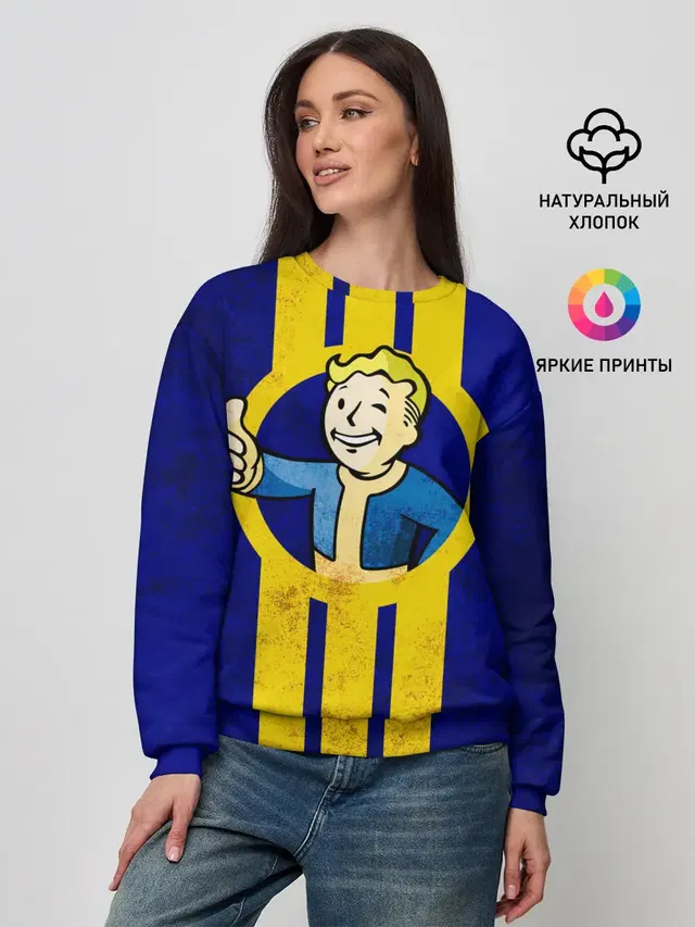 Женский свитшот с принтом «Fallout 4»