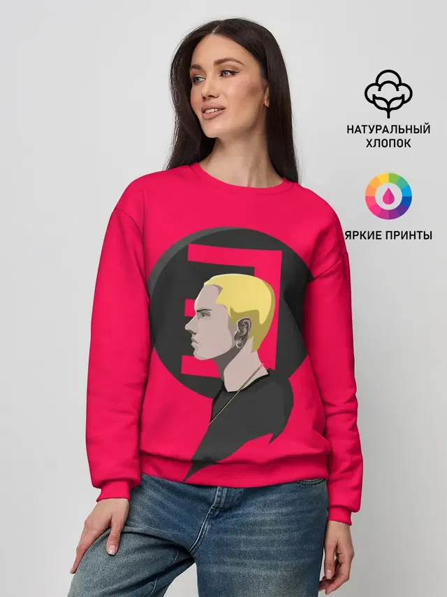 Женский свитшот с принтом «Eminem»