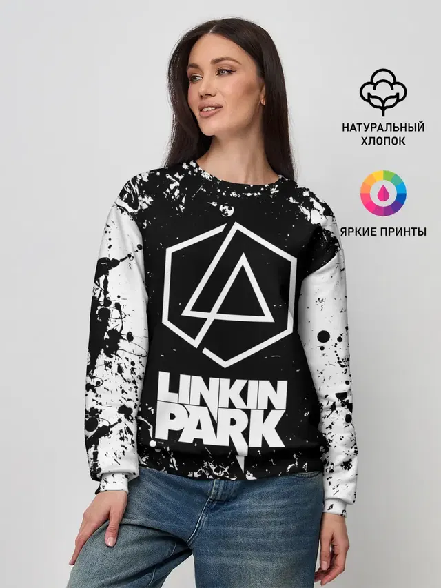 Женский свитшот с принтом «Linkin Park 2»