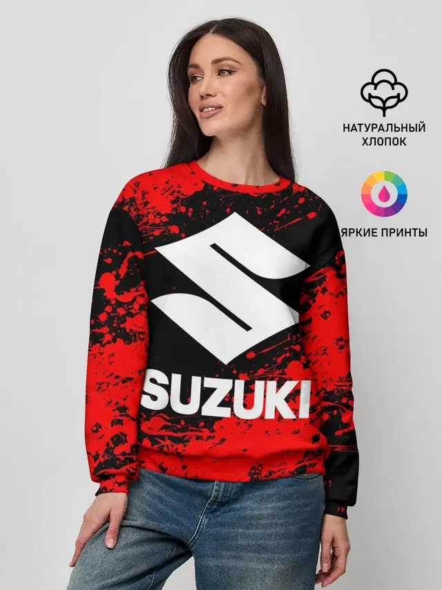 Женский свитшот с принтом «Suzuki Motor Corporation»