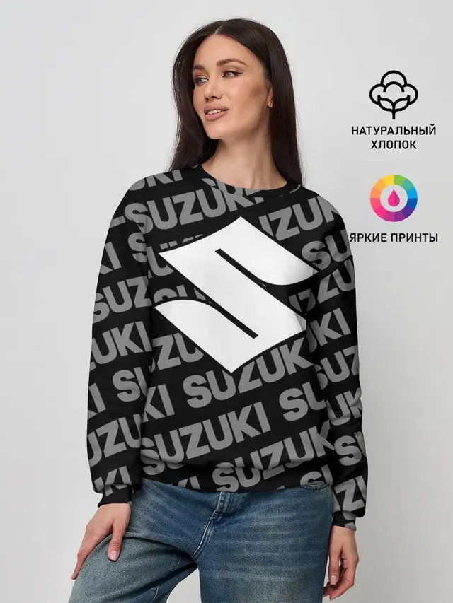 Женский свитшот с принтом «Logo»