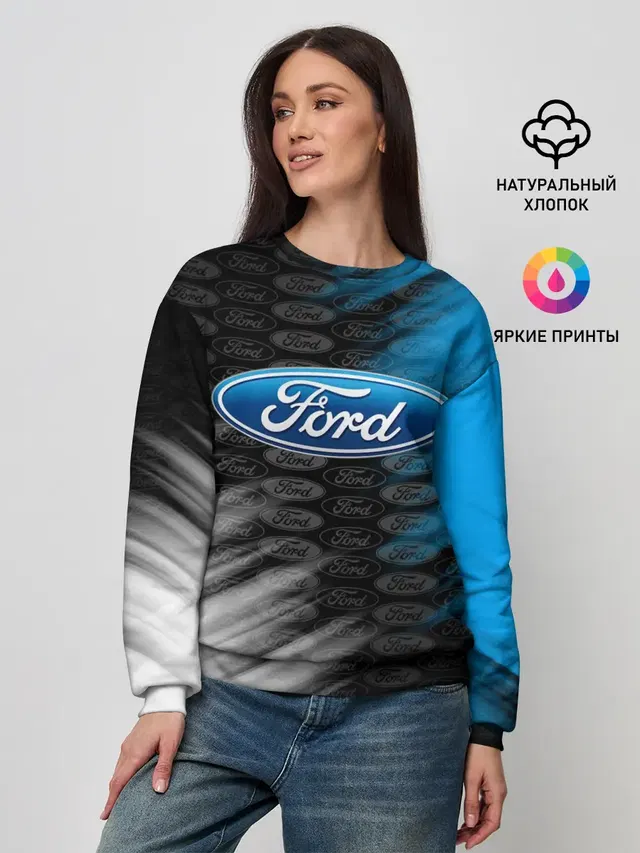 Женский свитшот с принтом «Ford»