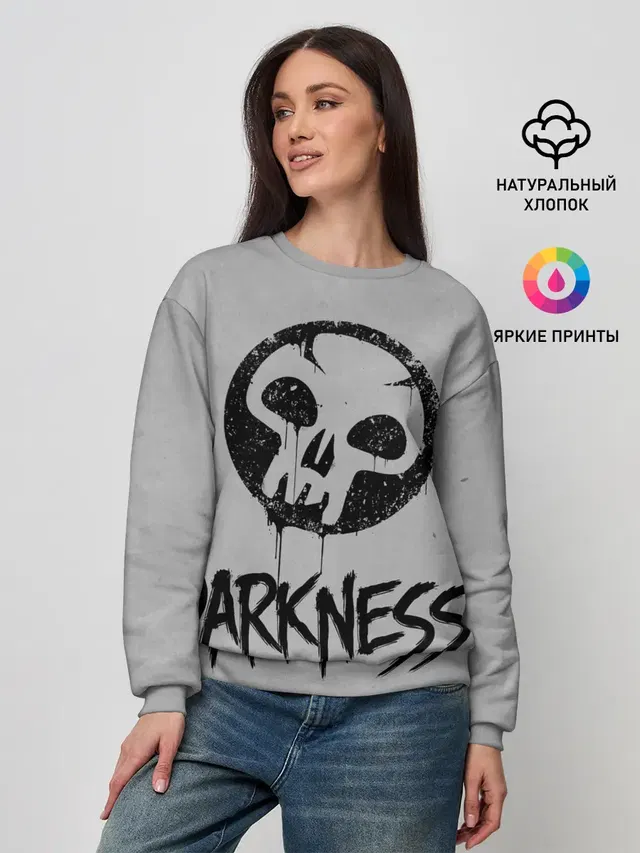 Женский свитшот с принтом «Magic:The Gathering — Emblems Darkness»
