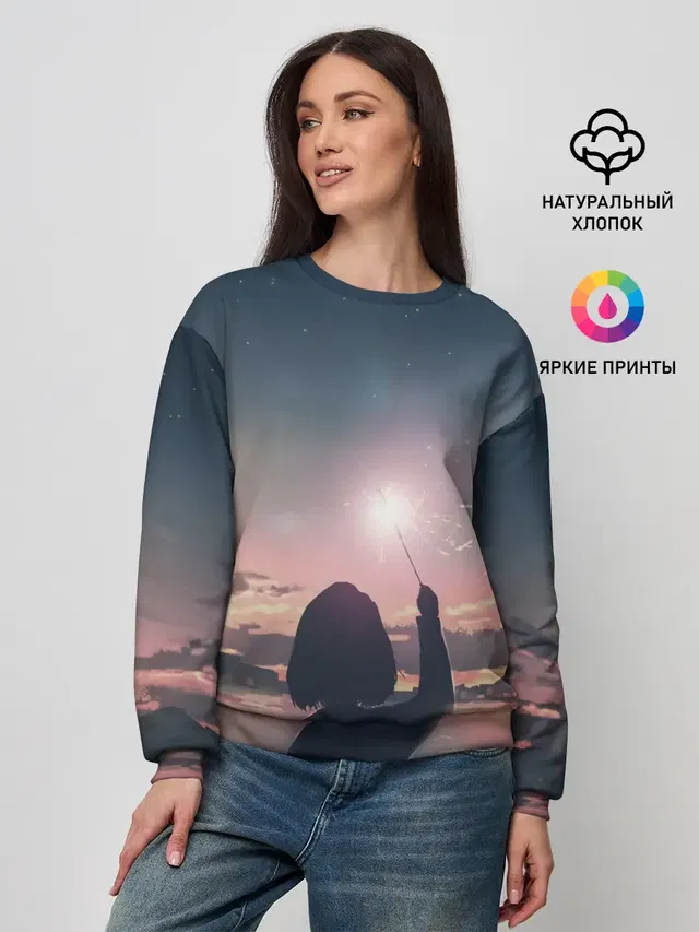 Женский свитшот