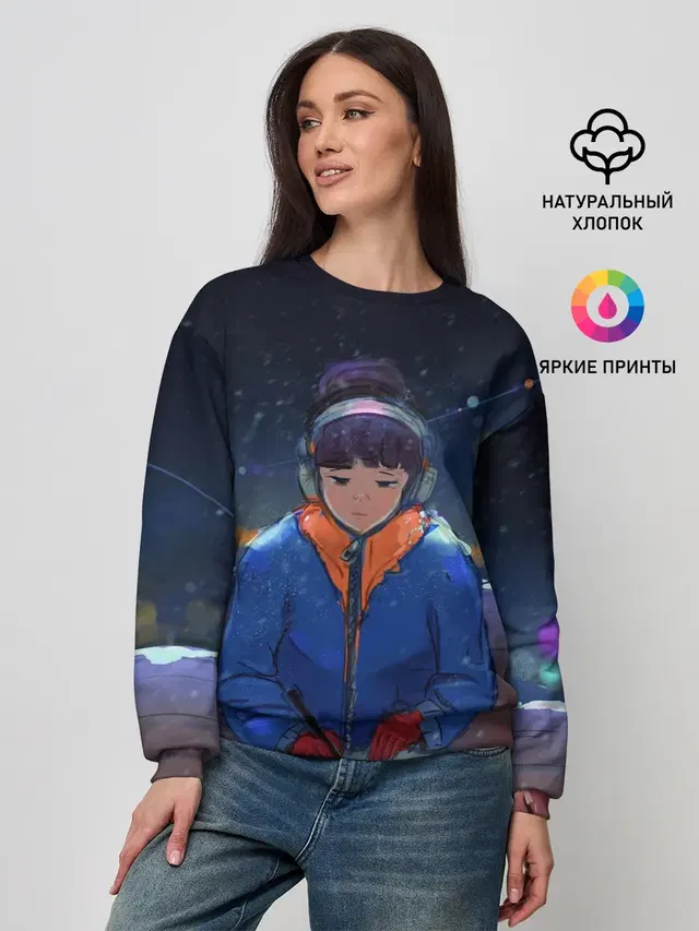 Женский свитшот