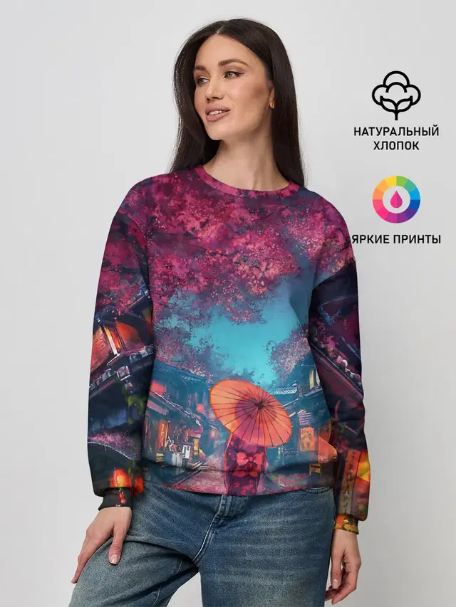 Фестиваль сакуры кот и гейша