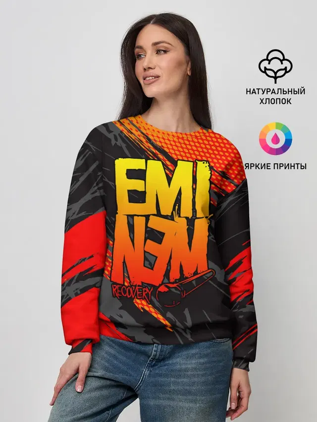 Женский свитшот с принтом «Eminem»