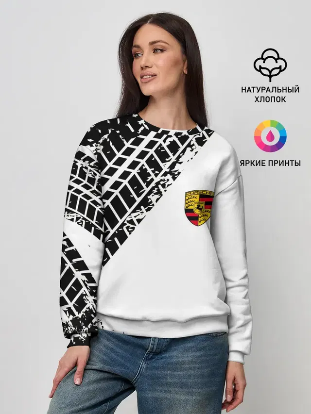 Женский свитшот с принтом «Porsche»