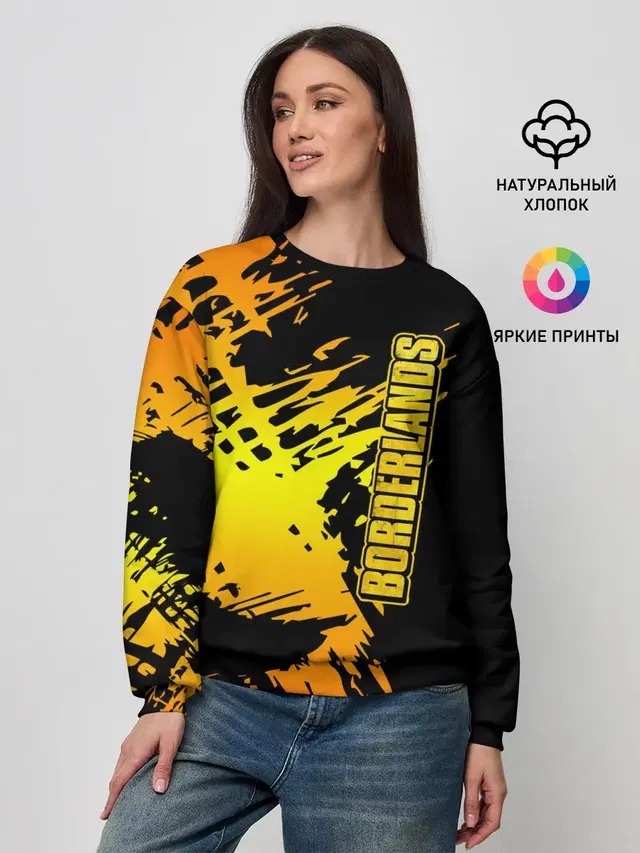 Женский свитшот с принтом «Borderlands»
