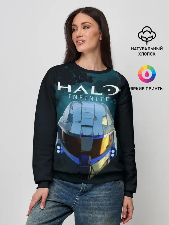 Женский свитшот с принтом «Halo — Halo Infinite»