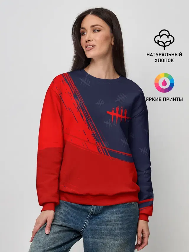 Женский свитшот с принтом «Tally mark»