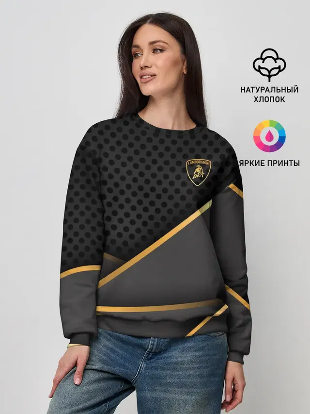 Женский свитшот с принтом «Lamborghini»