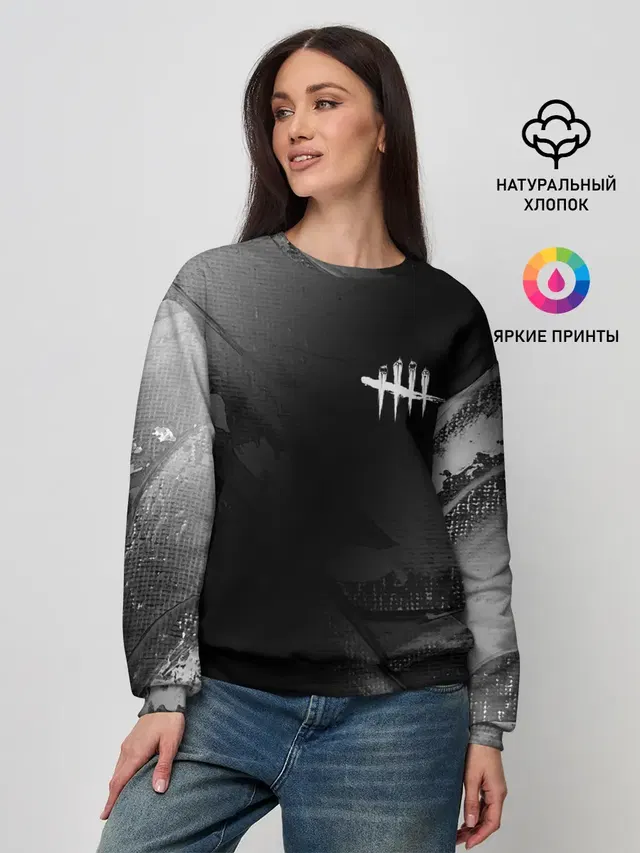 Женский свитшот с принтом «tally marks»