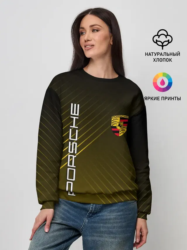 Женский свитшот с принтом «Porsche»