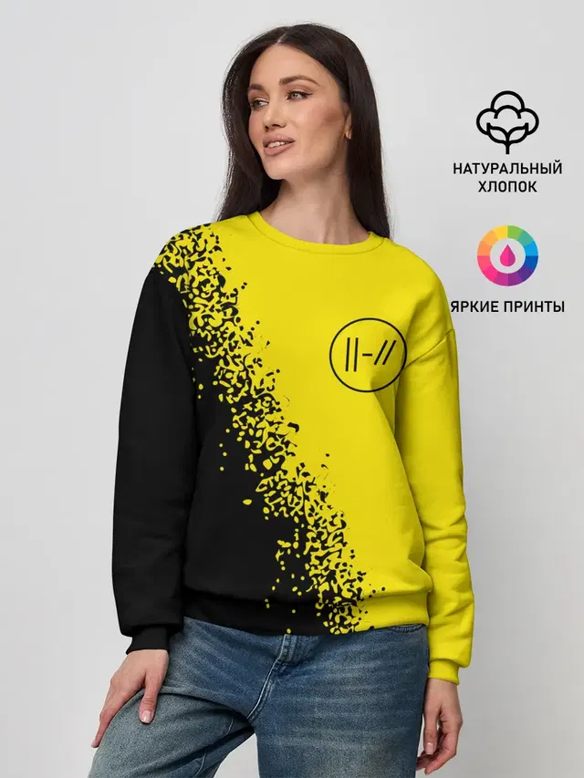 Женский свитшот с принтом «Twenty One Pilots — 21 PILOTS»