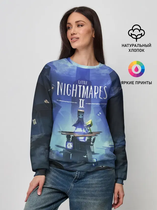 Женский свитшот с принтом «Little Nightmares — Little Nightmares 2»