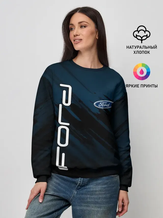 Женский свитшот с принтом «Ford»