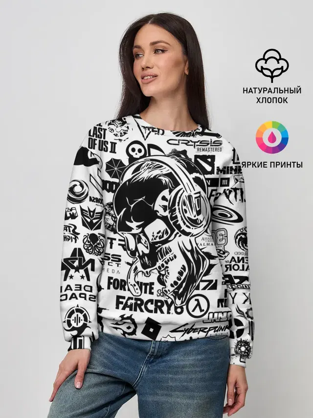 Женский свитшот