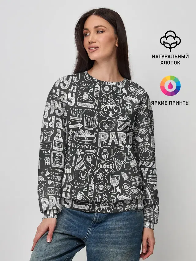 Женский свитшот